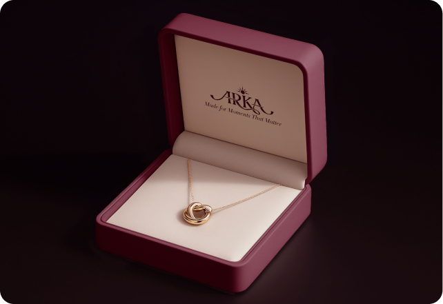 Arka luxury jewelry packaging and branding in Indore, India