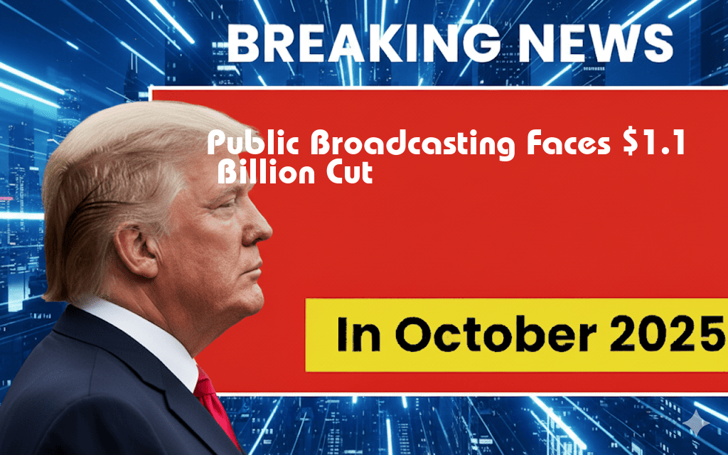 $1.1 Billion Reduction in Public Broadcasting Funding Under Rescissions Act