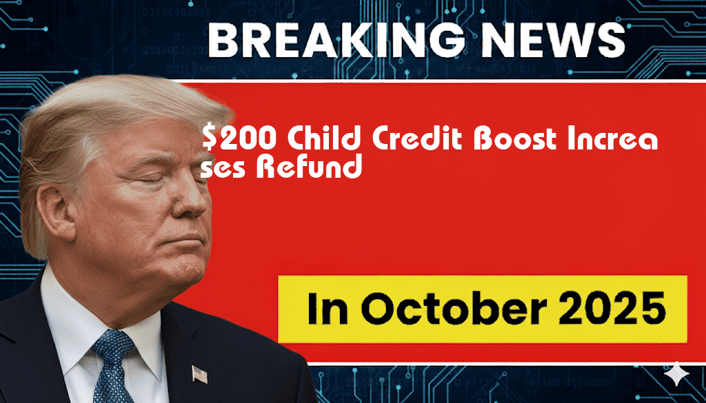 $200 Boost in Child Credit Increases Your Refund by $X