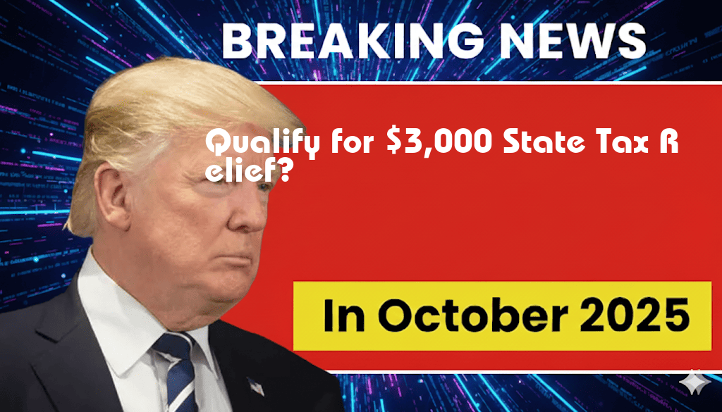 Could You Qualify for Over $3,000 in State Tax Relief? Find Out Now!