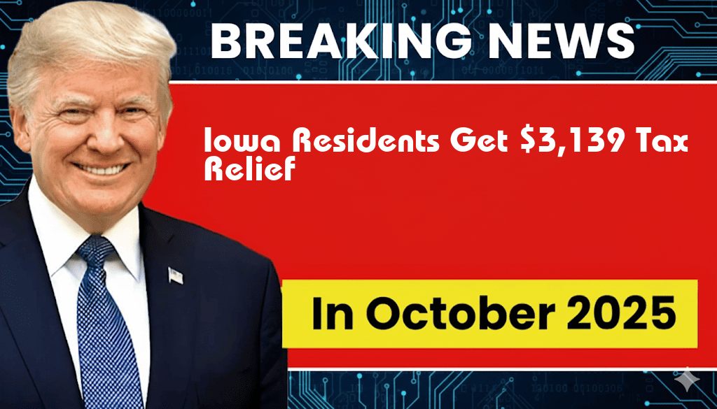 Iowa Residents to Receive $3,139 in Tax Relief from Trump’s Tax Plan