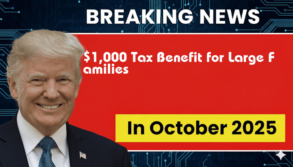 New $1,000 Tax Benefit: How 2025 Tax Laws Support Large Families