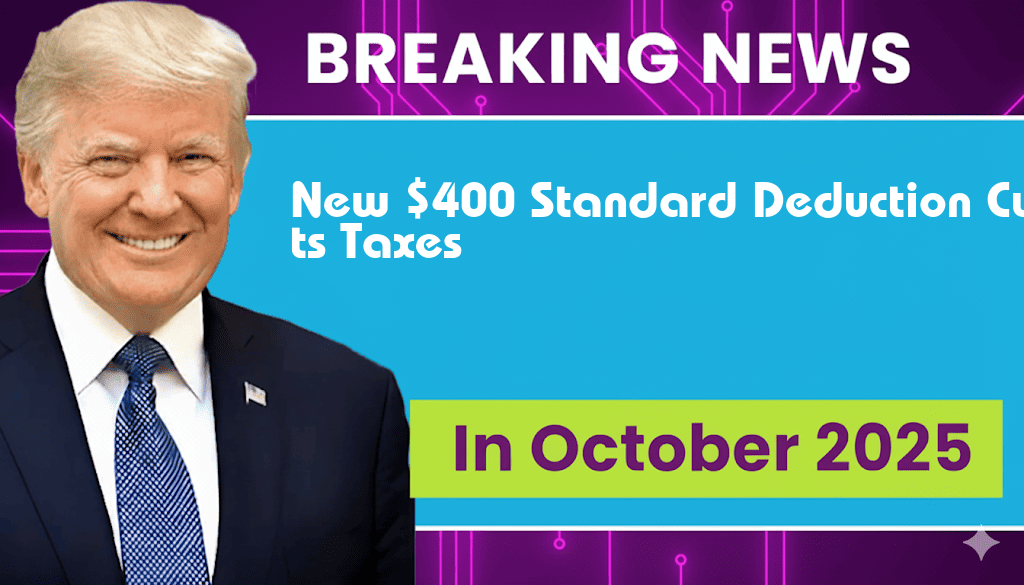 New $400 Standard Deduction Reduction Lowers Your Tax Bill — 2025 Update