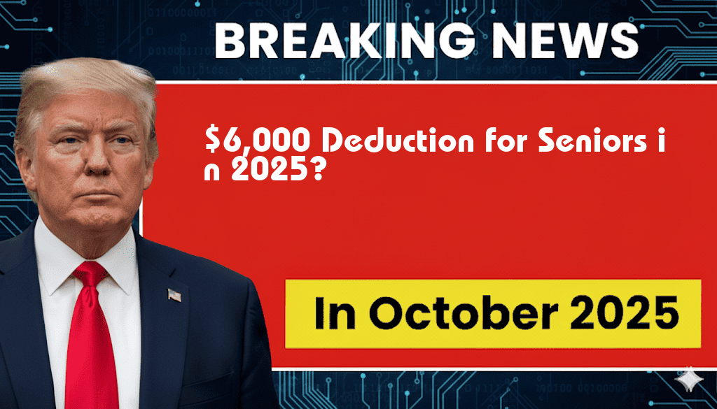 New $6,000 Deduction for Seniors in 2025: Will You Be Eligible?