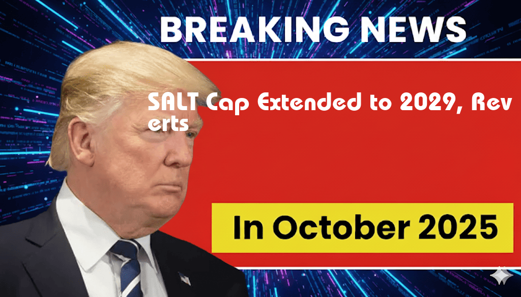 SALT Cap Extended to 2029, Set to Revert Afterwards